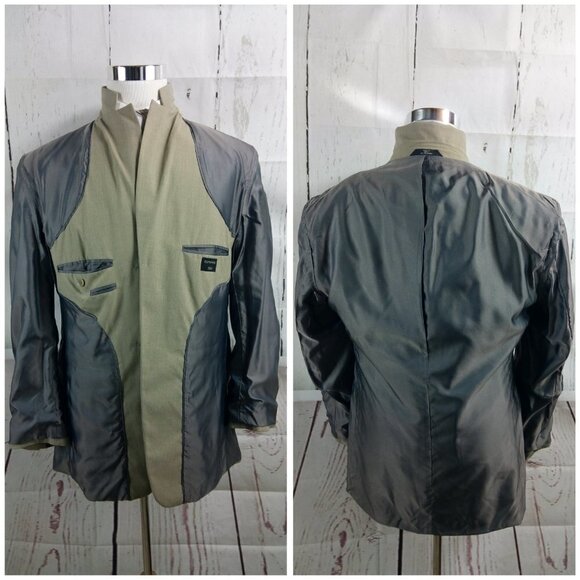 Haggar Enterprise 42L 2 Button Tan 2pc Suit 32W - Picture 9 of 12